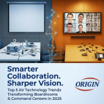 Top 5 AV Technology Trends Transforming Boardrooms & Command Centers in 2025